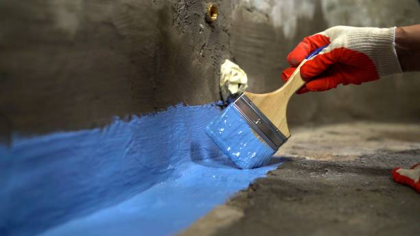 Commercial Interior Drainage System project at a Phoenix, MD business property by SJ Waterproofing Pros